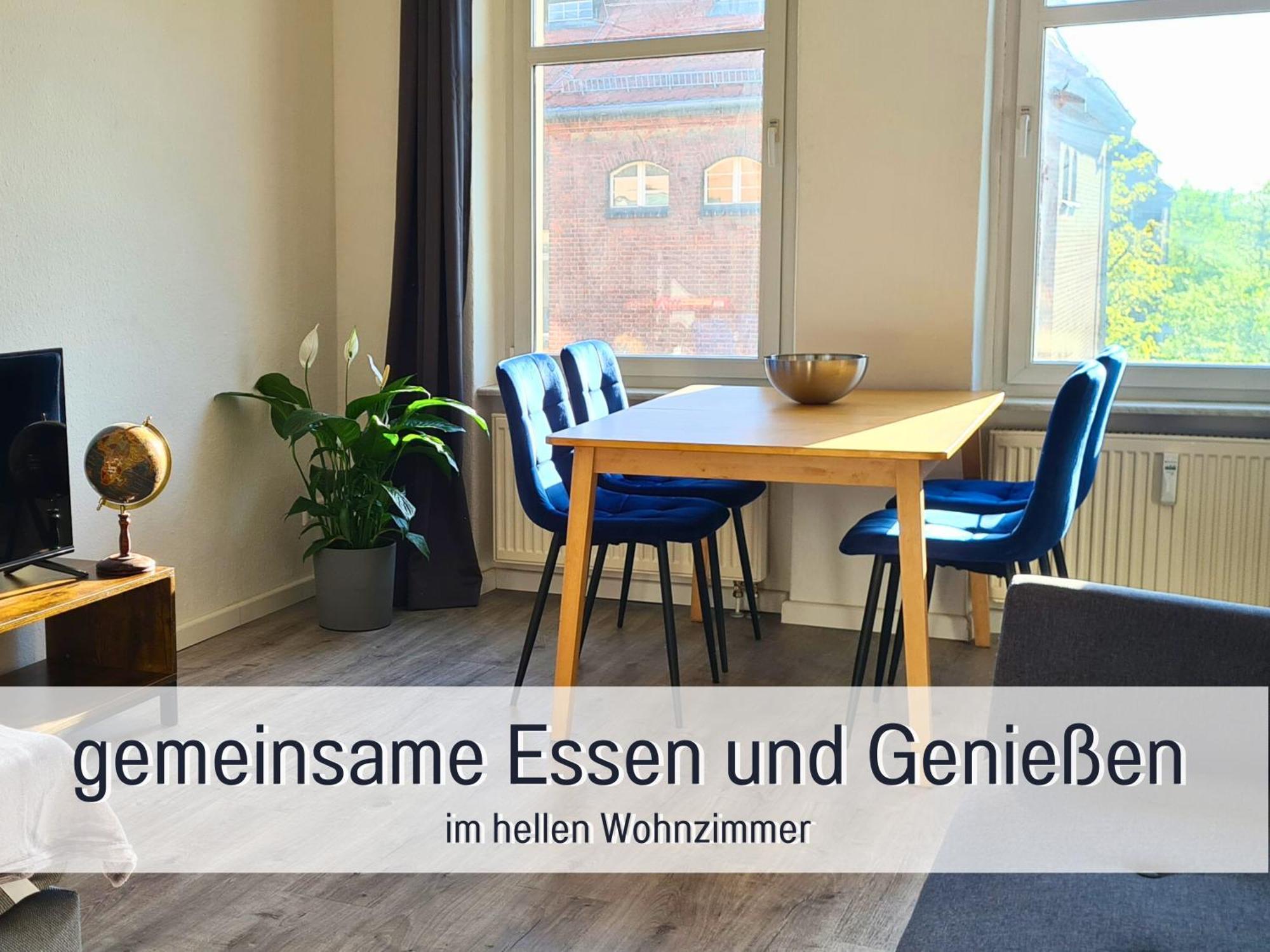 Lichtdurchflutete Moderne Stadtwohnung, Kueche, Waschtrockner, Smarttv Brandenburg  Zewnętrze zdjęcie